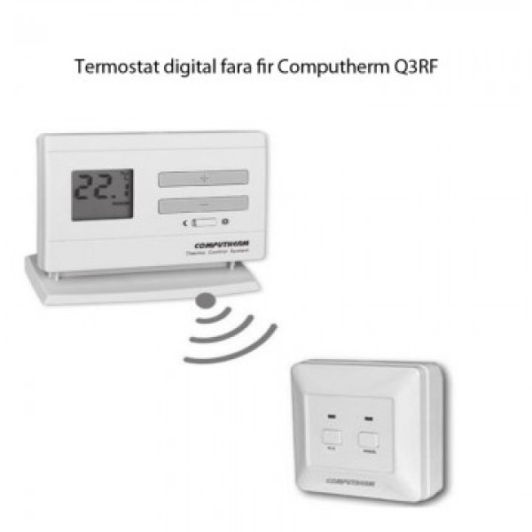 Termostat ambiental neprogramabil fara fir Computherm Q3RF Termostat ambiental neprogramabil fara fir Computherm Q3RF