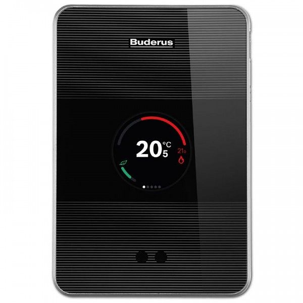 Termostat de camera inteligent cu conexiune la internet Buderus Logamatic TC 100 negru Termostat de camera inteligent cu conexiune la internet Buderus Logamatic TC 100 negru