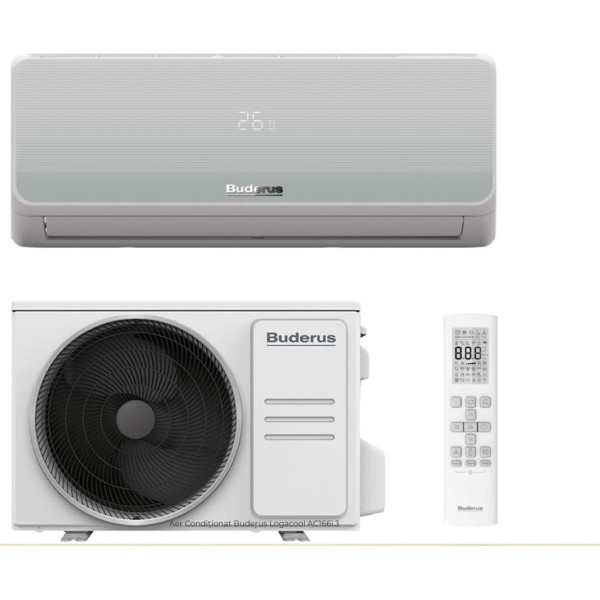 Aparat de aer conditionat Buderus Logacool AC166i.3A++/A+,3.5 KW,12000 BTU,alb