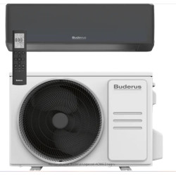 Aparat de aer conditionat Buderus Logacool AC186i.3 12000 BTU/h,A+++/A+++,Negru