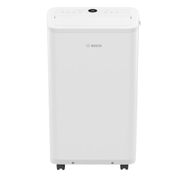 Aparat de aer conditionat portabil Bosch Cool 2000, 9000 BTU, Clasa A, functie dezumidificare, alb