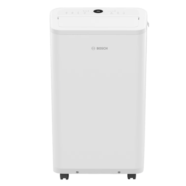 Aparat de aer conditionat portabil Bosch Cool 2000, 9000 BTU, Clasa A, functie dezumidificare, alb