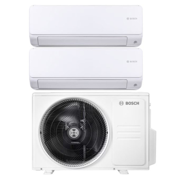 Aparat de aer conditionat multisplit Bosch Climate 6000i cu doua unitati interne Climate 6000i 9000 BTU si 12000 BTU