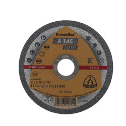 Disc debitare inox si metal, Klingspor A 346 Extra, 125 x 22.23 x 1.6 mm