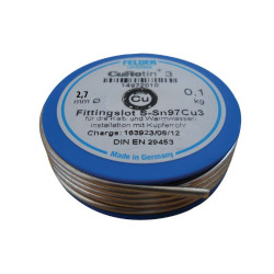Aliaj pentru lipire, Felder Sn97Cu3, 2.7 mm, 100 g