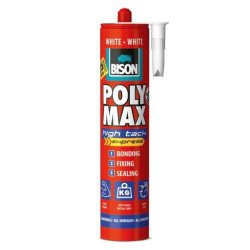 Adeziv si etanseizant BISON Poly Max High Track Express MS, polimer, 425 g, Alb