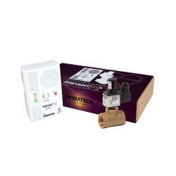 Detector de gaz metan Prevent M cu electrovalva de 1, certificat, alb