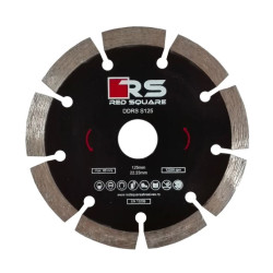 Disc diamantat, cu segmente, pentru debitare beton, Red Square DDS125, 125 x 22.2 x 2 mm