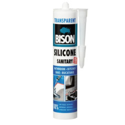 Silicon sanitar Bison, 280 ml, Transparent,Bison