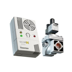 Detector gaz metan SECOR M si electrovalva de alama 3/4 la 230V