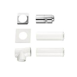 Kit evacuare gaze arse orizontal tip WH/WS D=110/160 mm L=1000 mm 