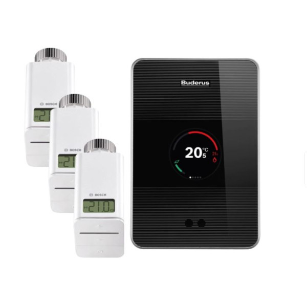 Termostat EasyControl Buderus TC 100+ 3 Capete termostatice wifi